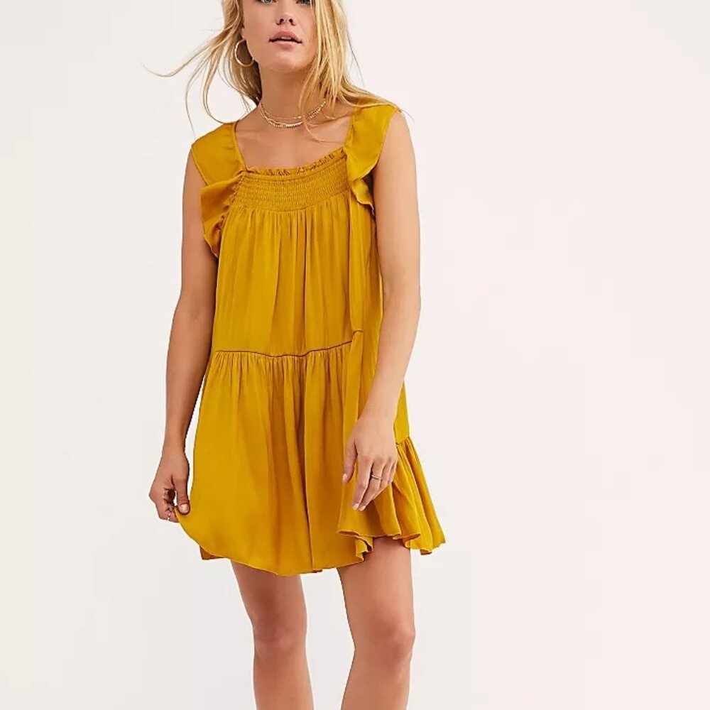 Free People Want Your Love Slip, Size XS/S